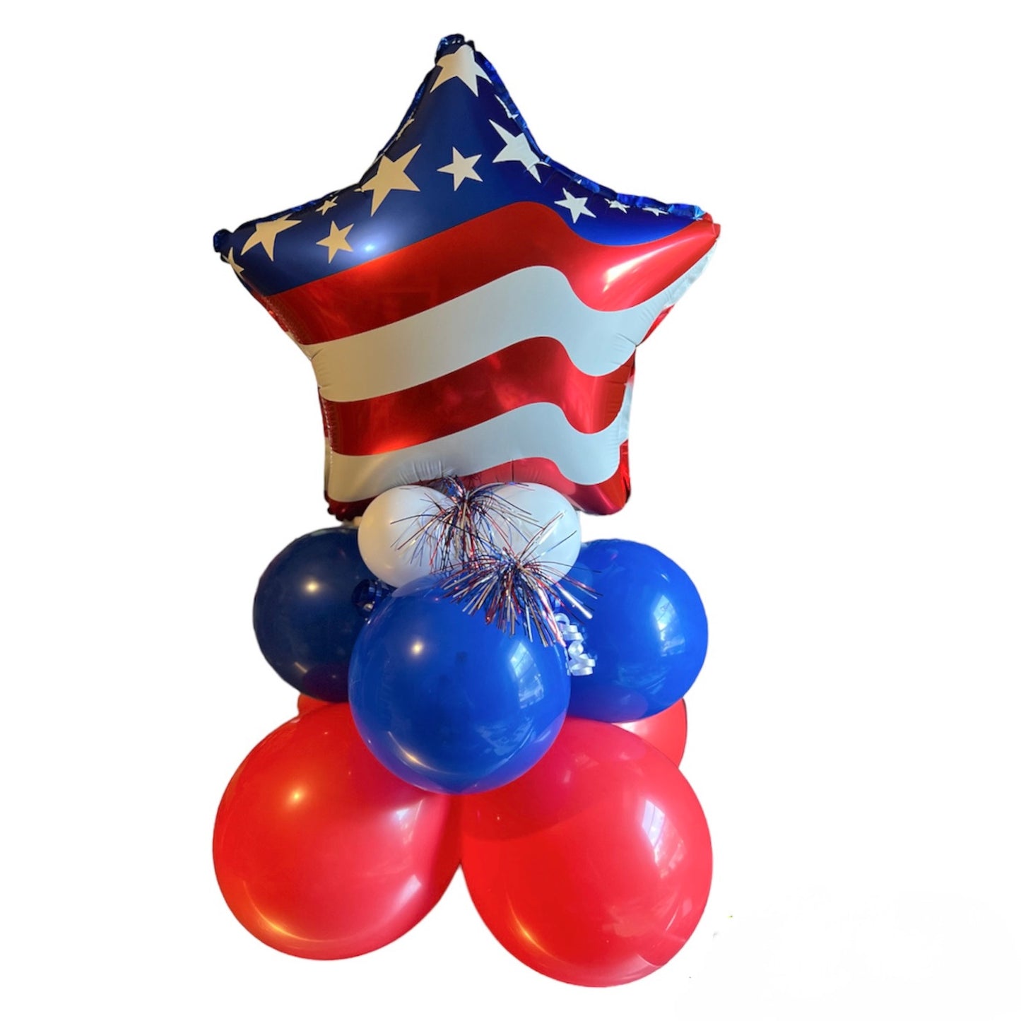 PATRIOTIC BALLOON BOUQUET Small STAR